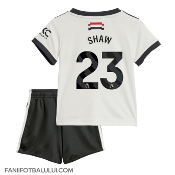 Manchester United Luke Shaw #23 Echipament de Fotbal Replică 2024-25 Copii Treilea (+ Șorturi)